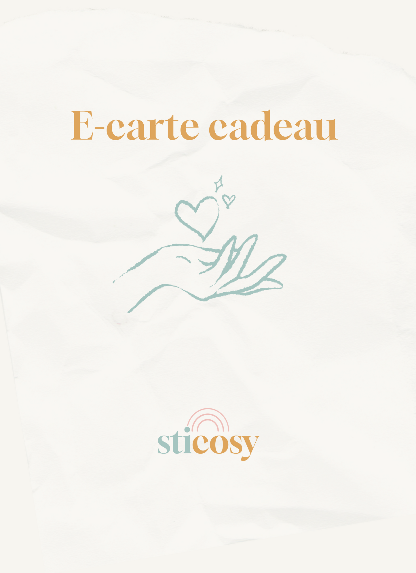 E-carte cadeau Sticosy